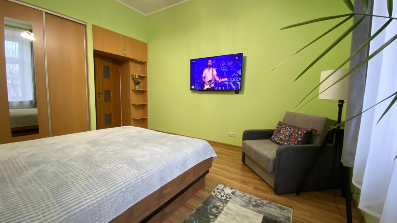 Lublinbnb - Exclusive Family Apartment ------ In The Heart Of Lublin -------------------------------- Bedroom & Living Room & Kitchen Екстер'єр фото